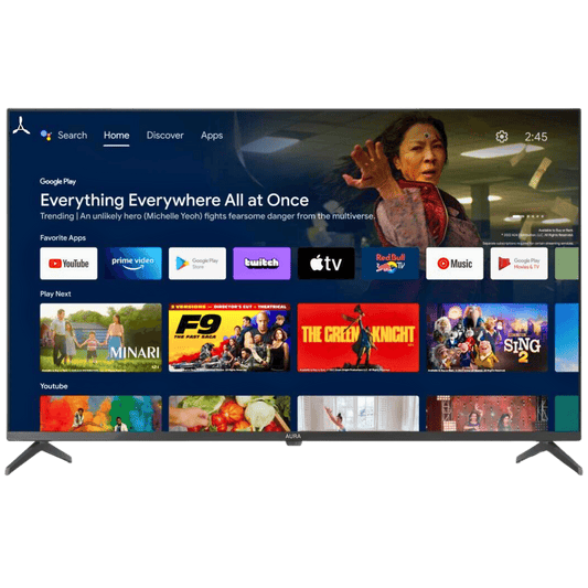 Aura (65 inch) UHD 4K Certified Android Tv with Dolby Audio (2 year warranty)