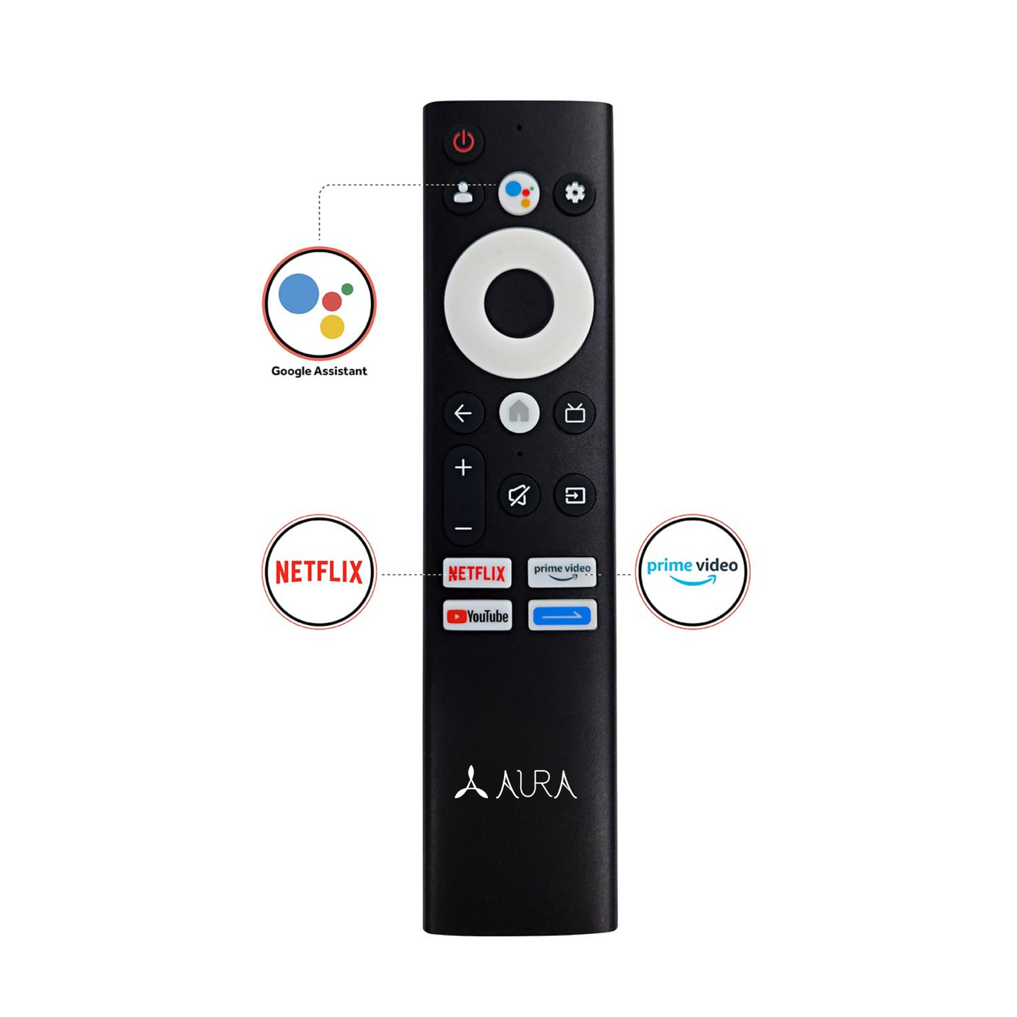 Aura (43 INCH) UHD 4K Certified Android TV with Dolby Audio (2 years warranty)