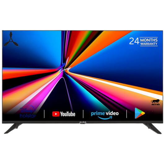 Aura (43 inch) Bezel-less FHD Coolita Smart LED TV (2 + 1* Year Warranty)